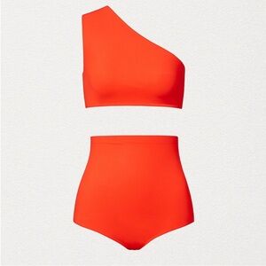 ❤️🧡 NEW Bottega Veneta Assymetric Bikini - Swimsuit - High Waist 🧡❤️